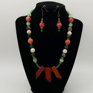 Juego de collar y aritos